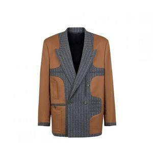 Men’s FENDI Double-breasted pinstripe jacket